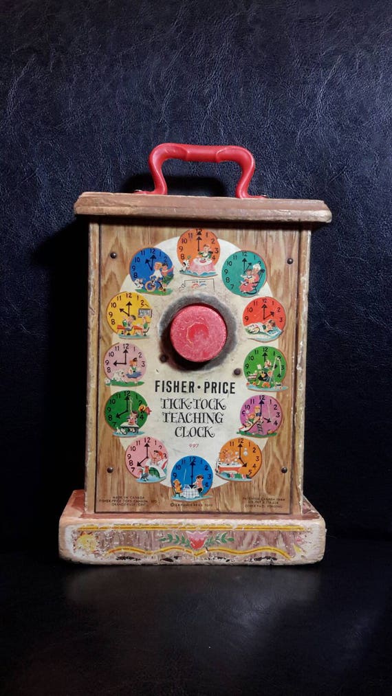 fisher price music box tick tock clock