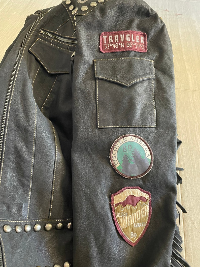 Double D Ranch Yoakum Tx Escalante Biker Chief Jacketused Etsy