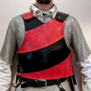 Simple Stripes Leather Torso Armor - DIGITAL TEMPLATE and Tutorial