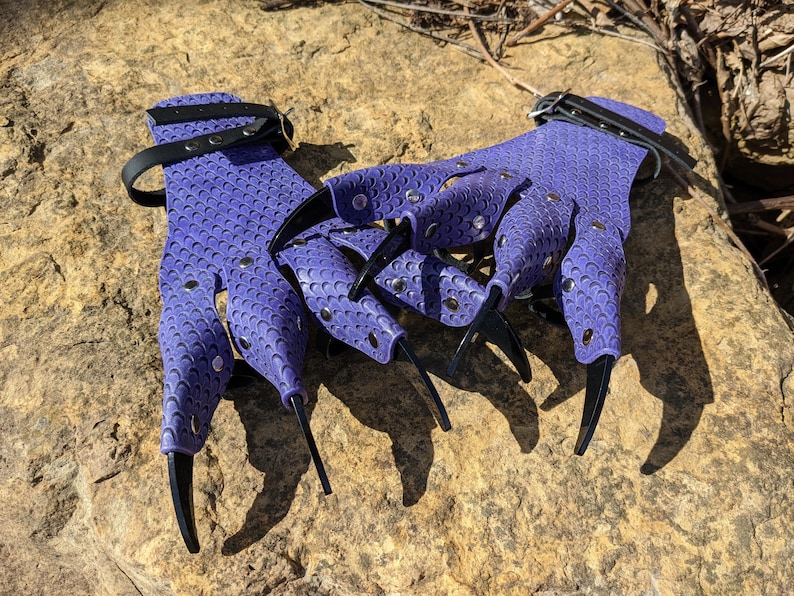 Leather Claw Knuckle Gauntlets - DIGITAL TEMPLATE - Etsy