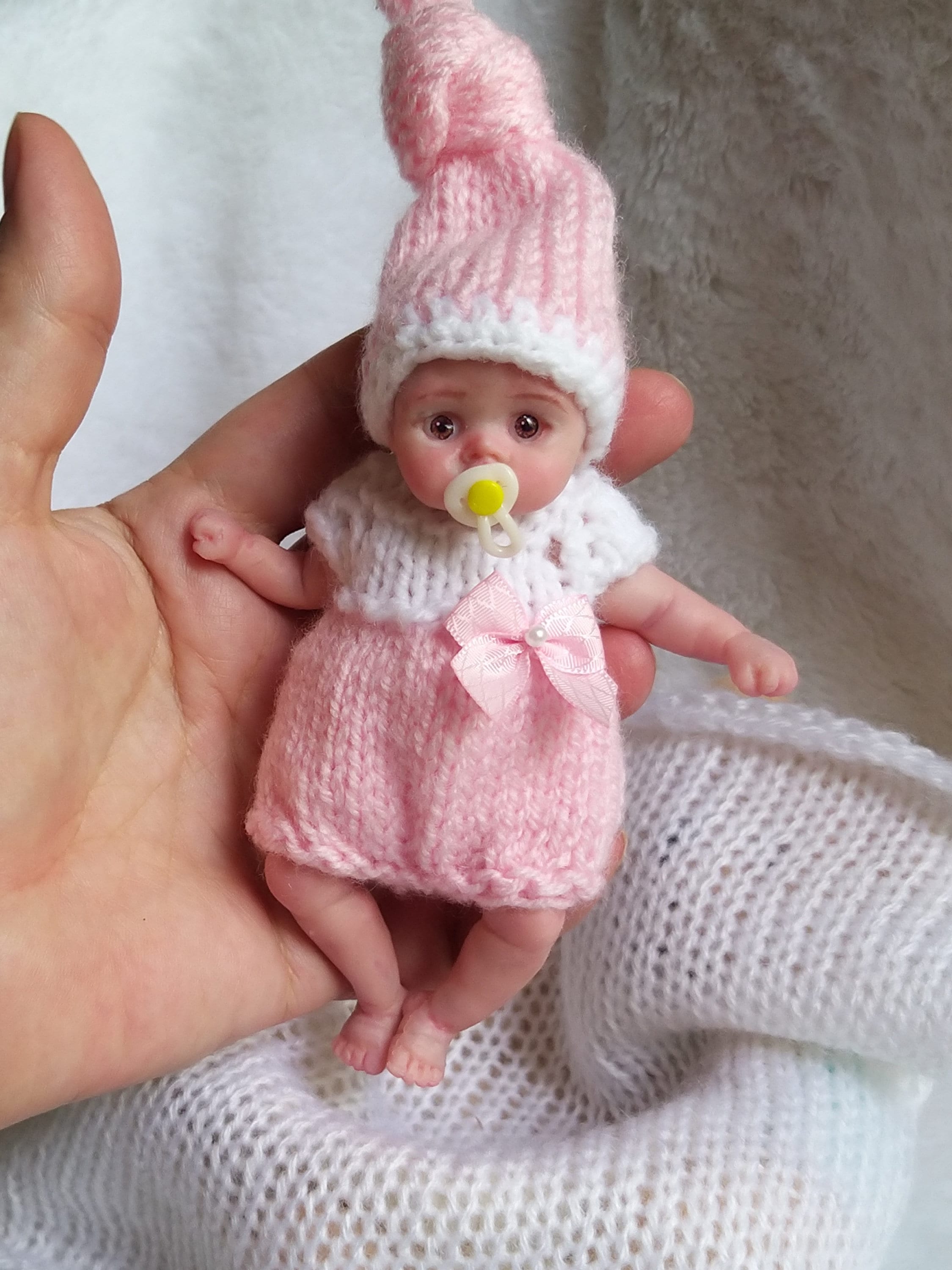 Mini Silikon Baby Puppe Ganzkörper Silikon Baby Nata 5 Zoll | Etsy