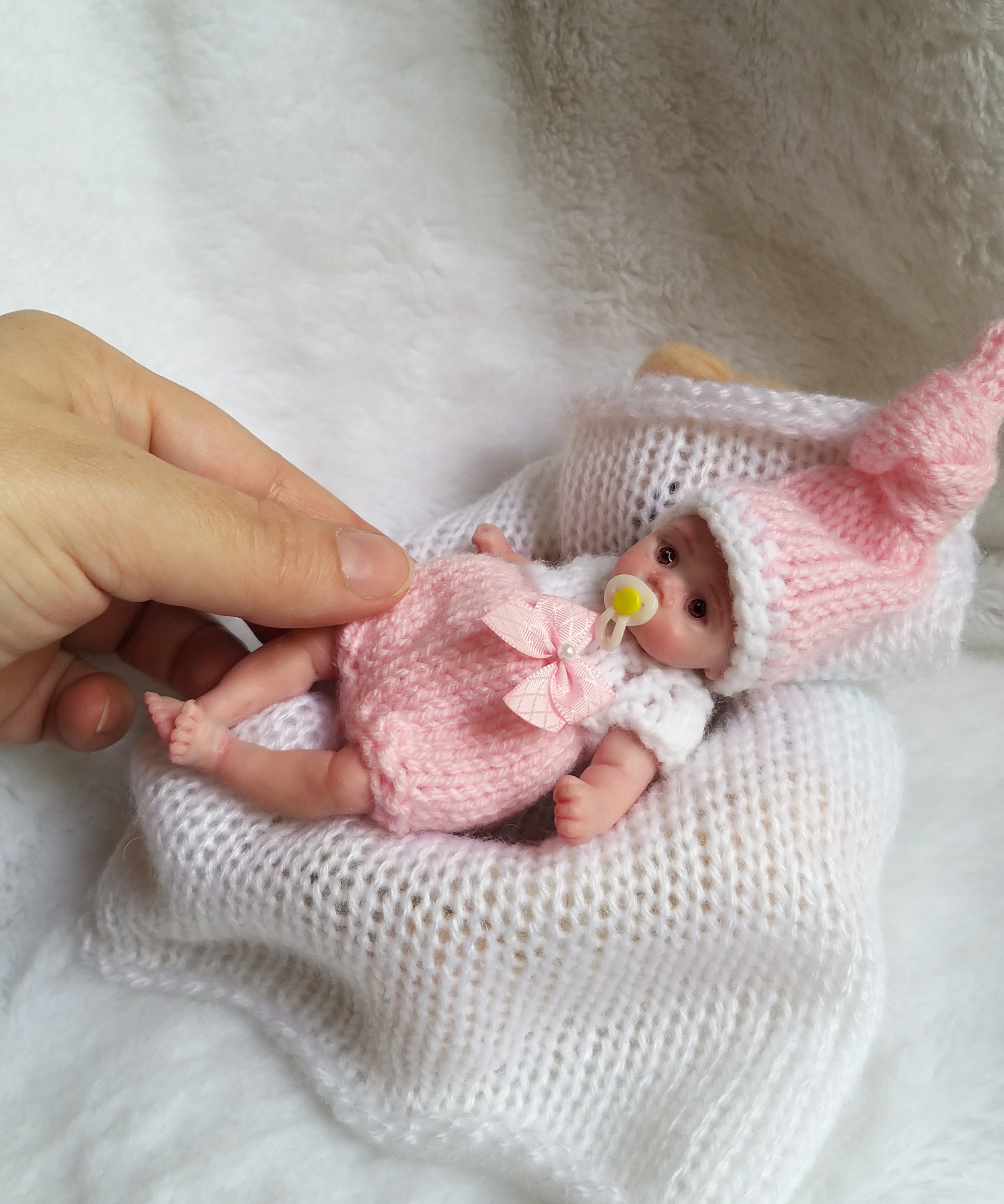 Mini Silicone Baby Doll Full Body Silicone Baby Nata 5 Inch Etsy