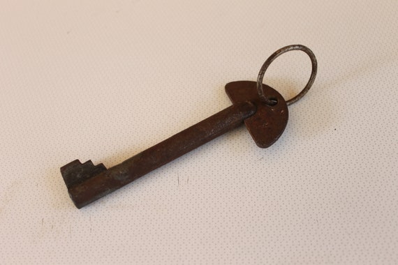 Großer alter Messing Schlüssel vintage massiver Schlüssel zum - .de