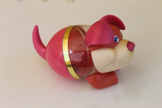 Vintage Toy Kinder Friends Eggs Collectibles Dog Italy Box Pink