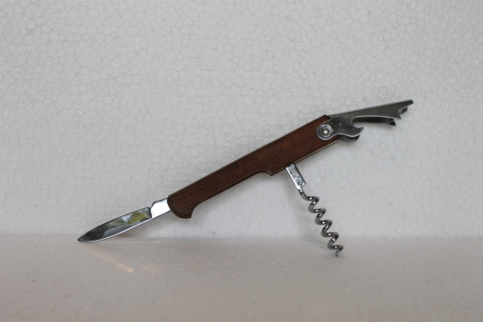 Vintage Pocket Knife Folding Corkscrew Bottle Opener Pocket Etsy