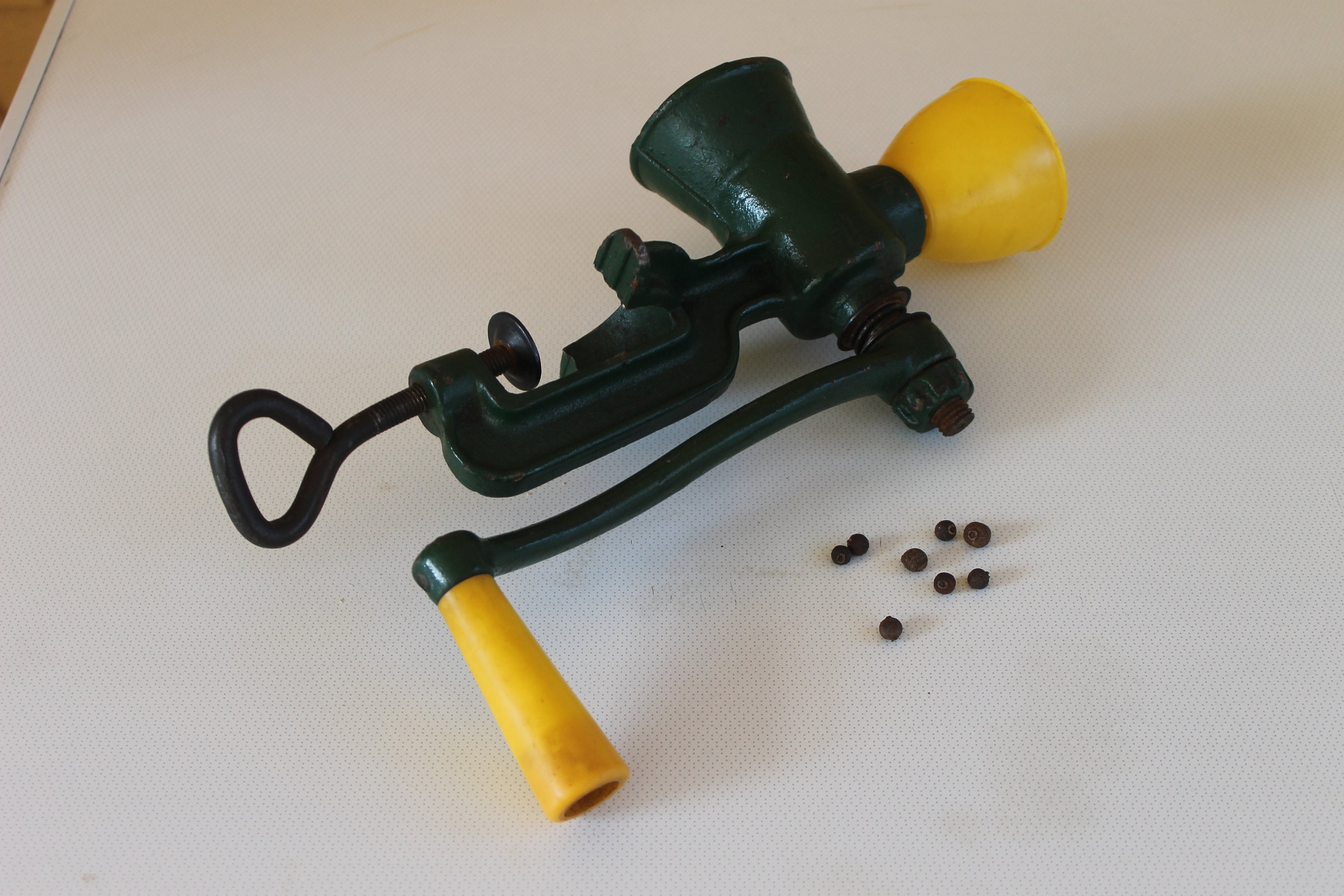 Antique Rare Pepper Coffee Grinder Romanian Pepper Iron Etsy