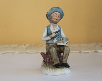 Vintage Figure, Antique German Porcelain Figurine, Vintage Hand painted Figure Statue, Collectible Figurine, Home Decor, Gift Idea
