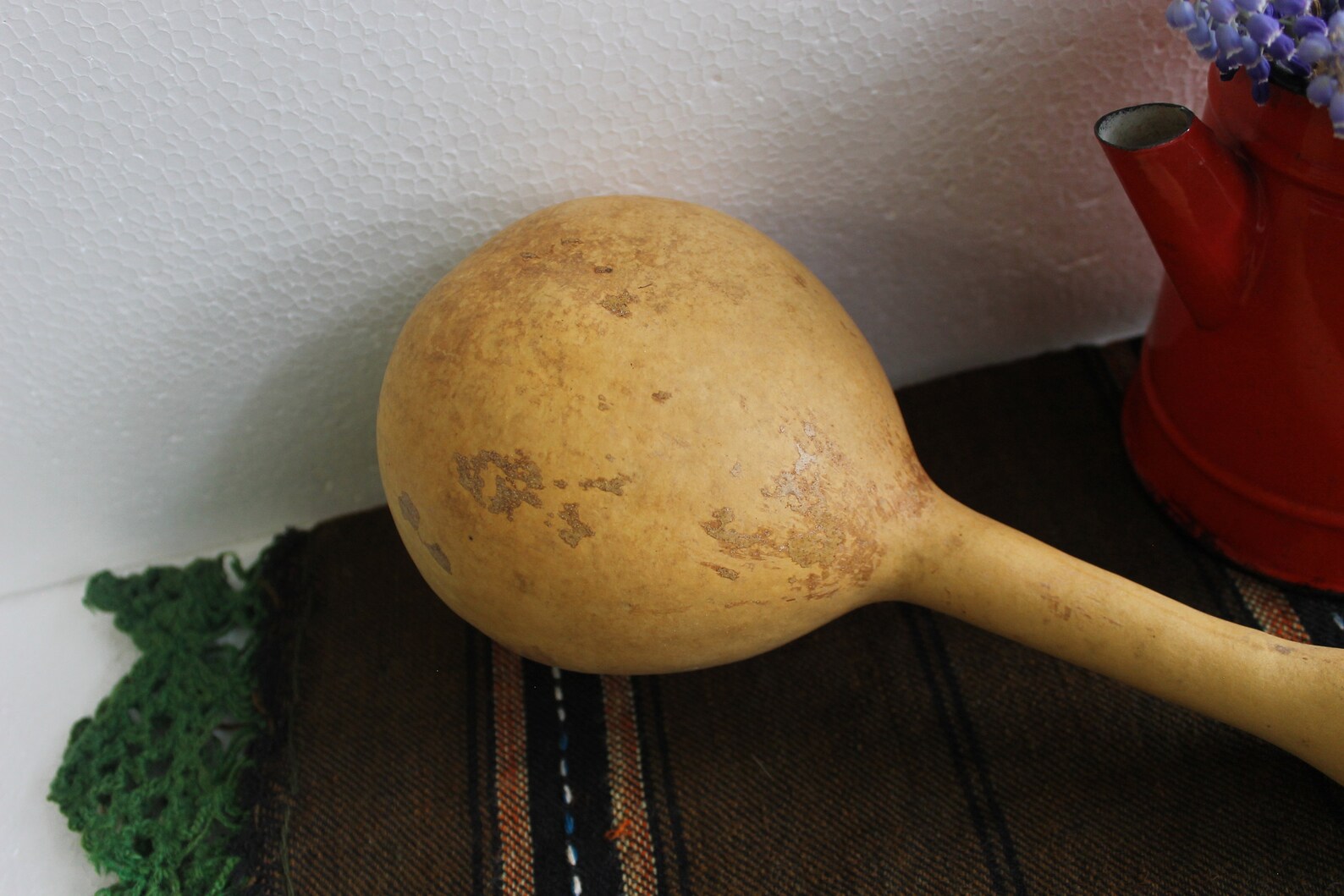Vintage Calabash Dried Gourd with seeds Rustic Home Decor Etsy