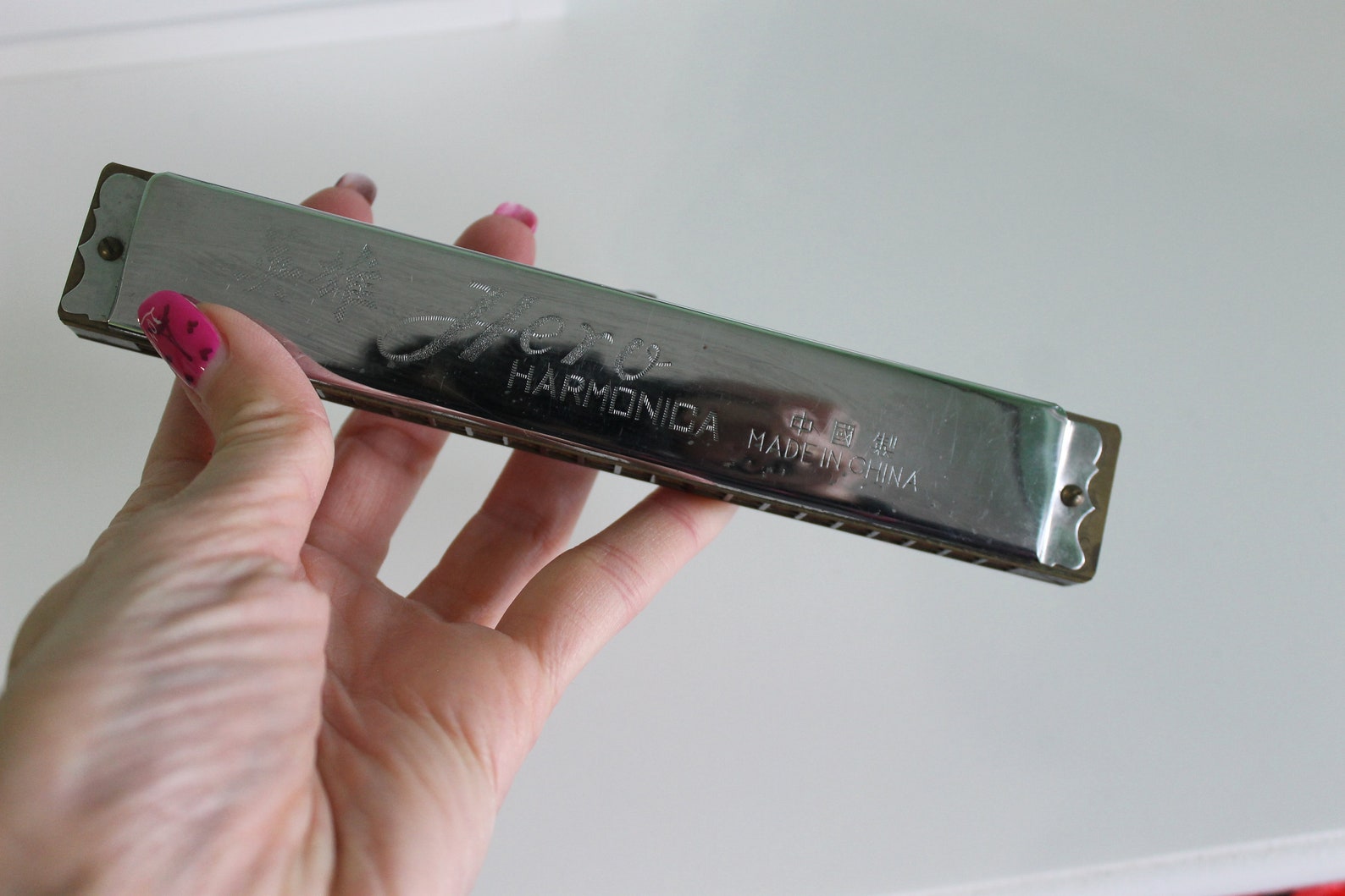Vintage Harmonica HERO Chinese Harmonica Musical Instrument Etsy