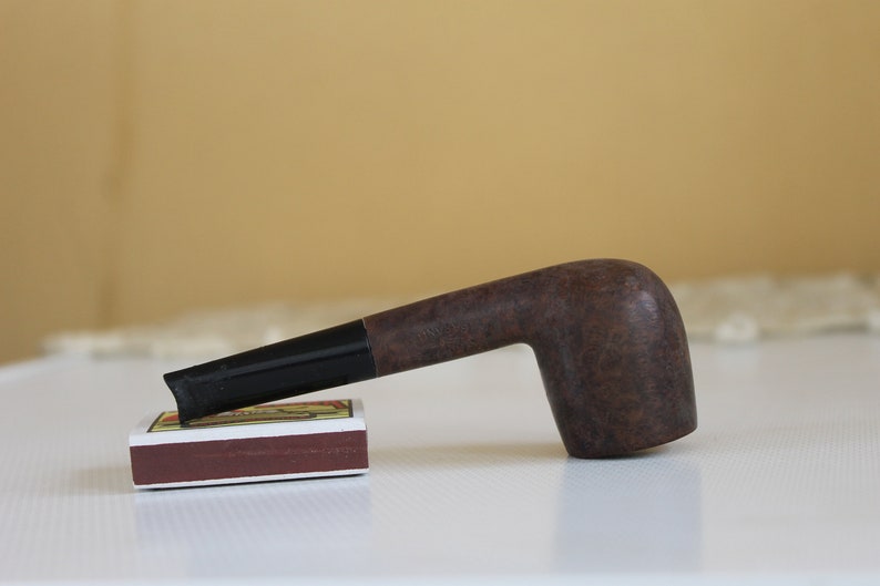 BRUYERE and GARANTIE Black and Brown Tobacco Smoking Pipe Vintage Pipe Wood Pipe Gift For Smokers