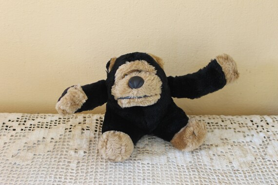 old monkey stuffed animal