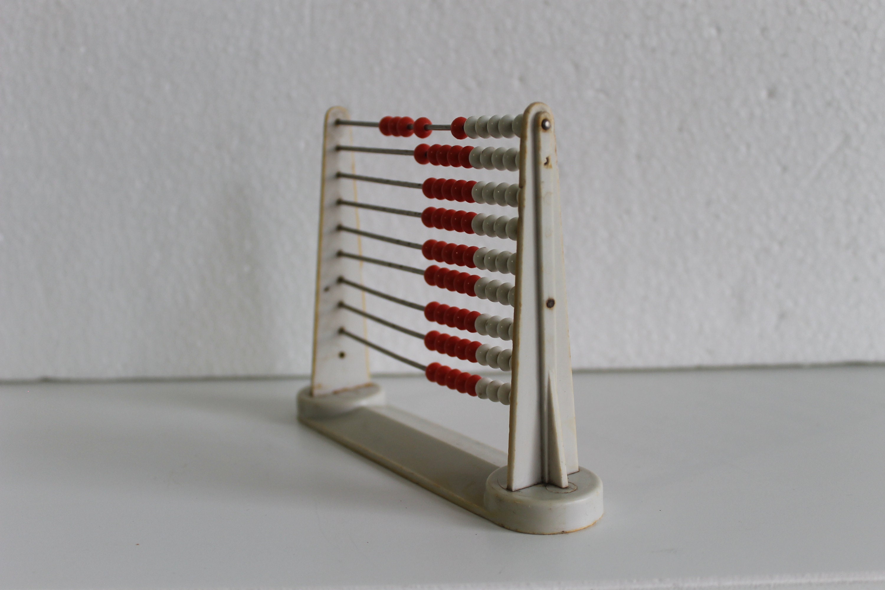 Traditioneller Chinesischer Abakus Aus Kunststoff - 15 Stellen Rechenhilfe