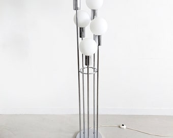 Sölken Leuchten Chrome Floor Lamp 1970's