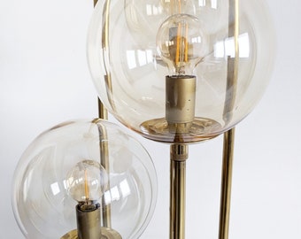 Sölken Leuchten Brass Floor Lamp 1970's