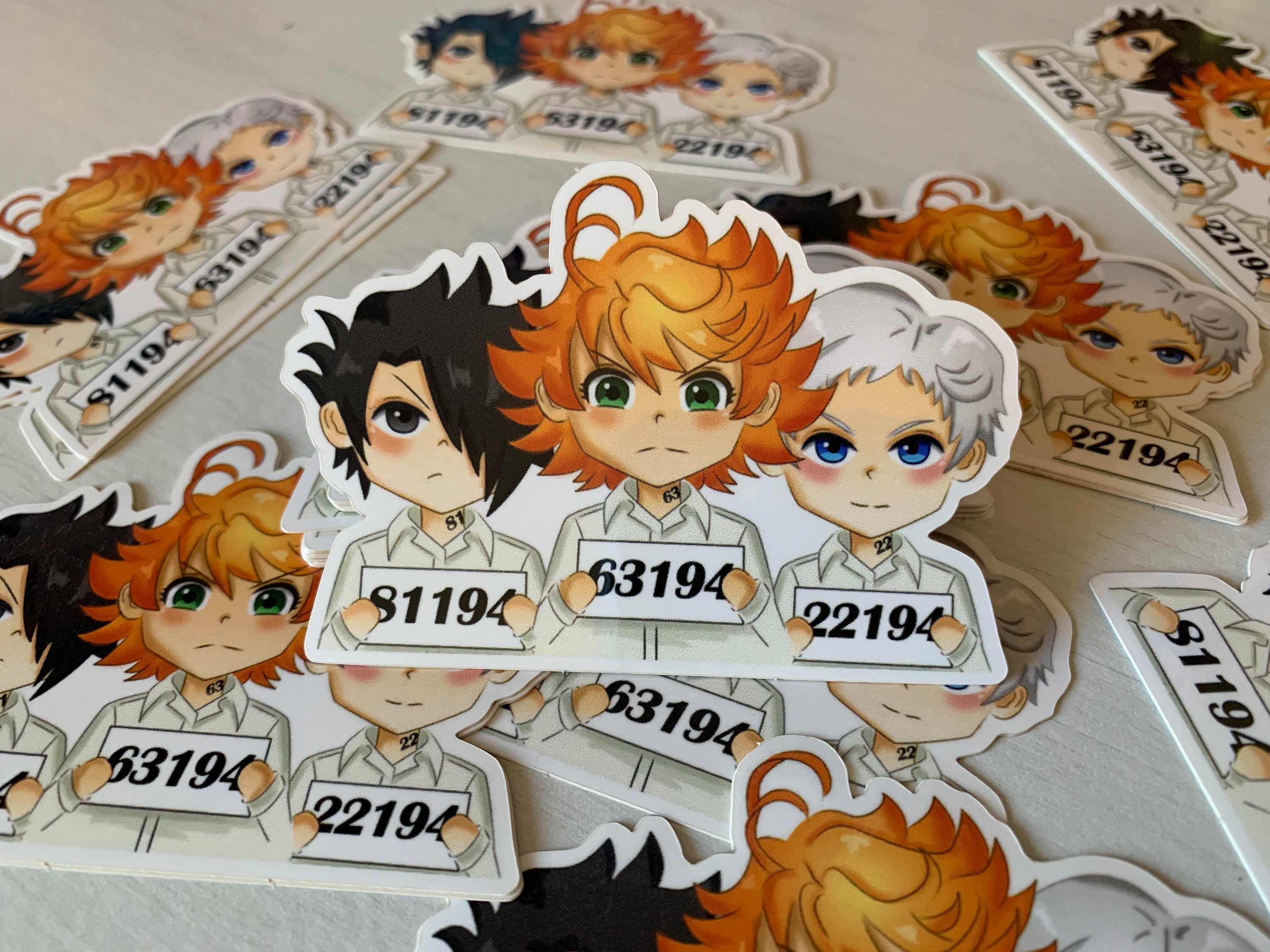 The Promised Neverland Faceless Character Stickers V1 TPN / 