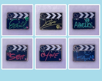 Heartsteel Clapperboard Mini Pins