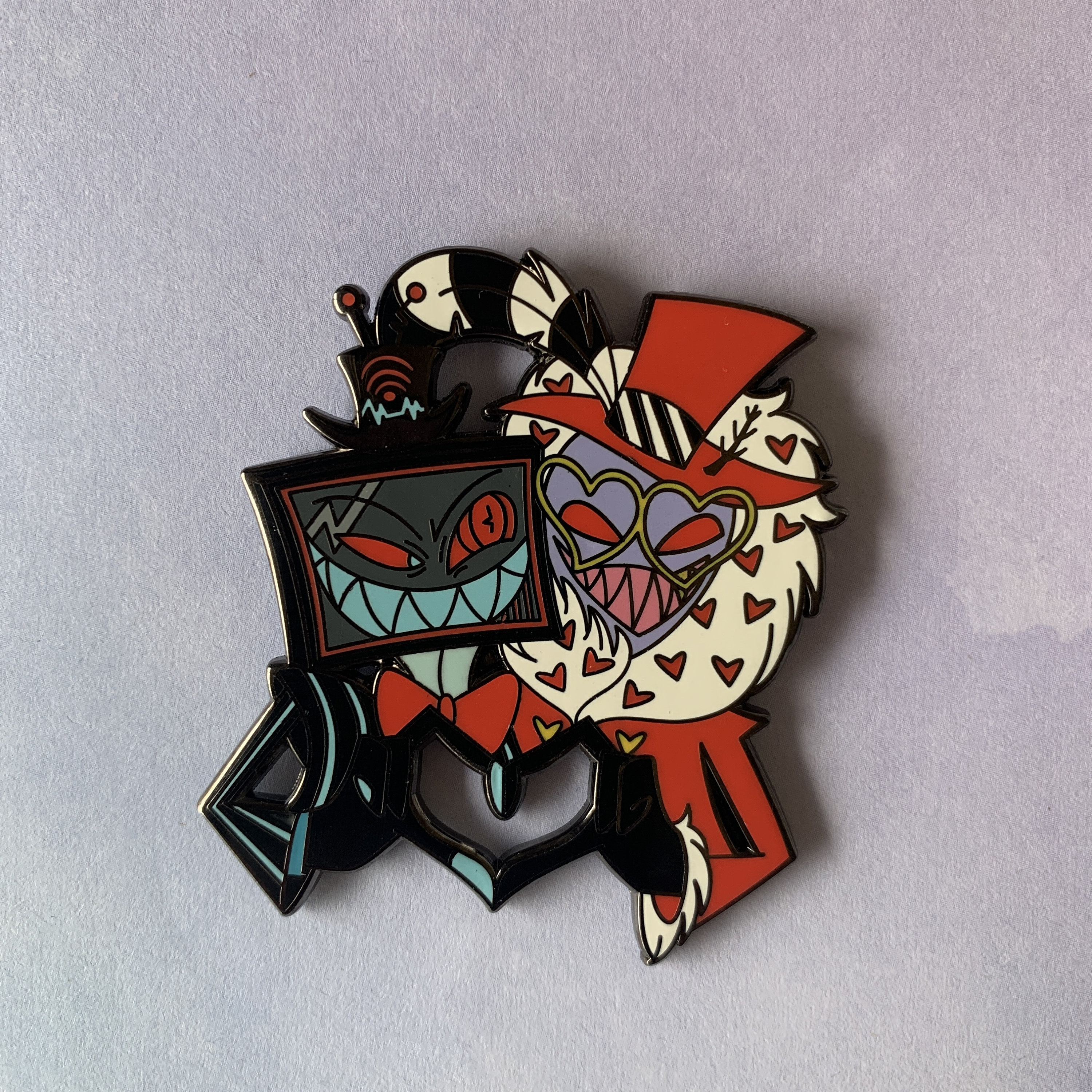2" Enamel Pins: StaticMoth Heart