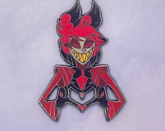 Preorder 2" Enamel Pins: Alastor Heart