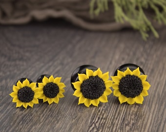 Sunflower outlet ear gauges