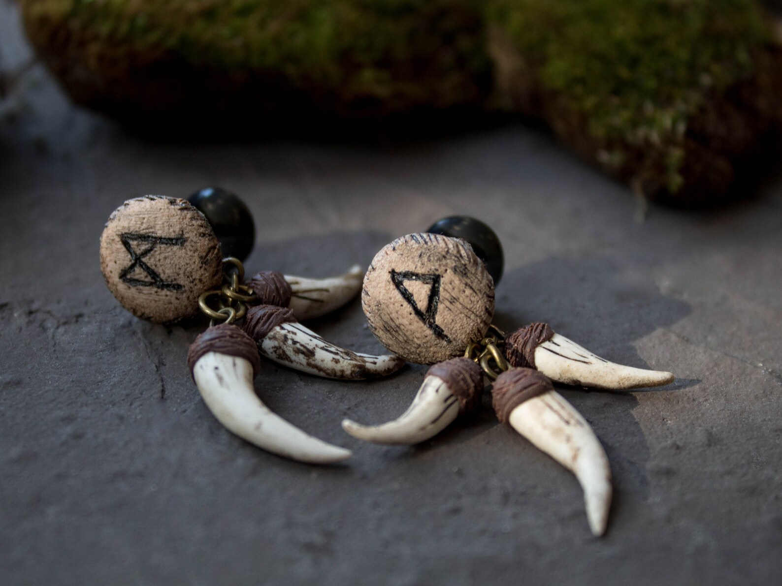 Viking Earrings for Men Earrings Studs Plug and Tunnels Etsy