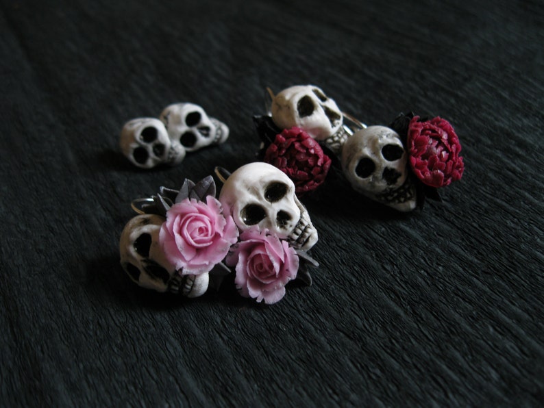 Pastel Goth Earrings Halloween Jewelry Halloween Earrings Etsy