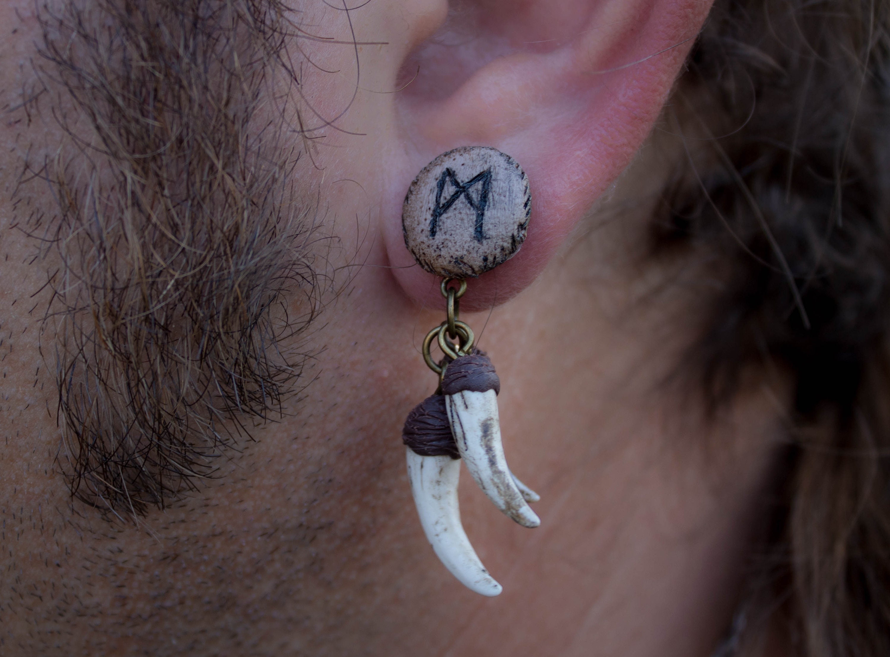 Viking Earrings for Men Earrings Studs Plug and Tunnels Etsy Australia