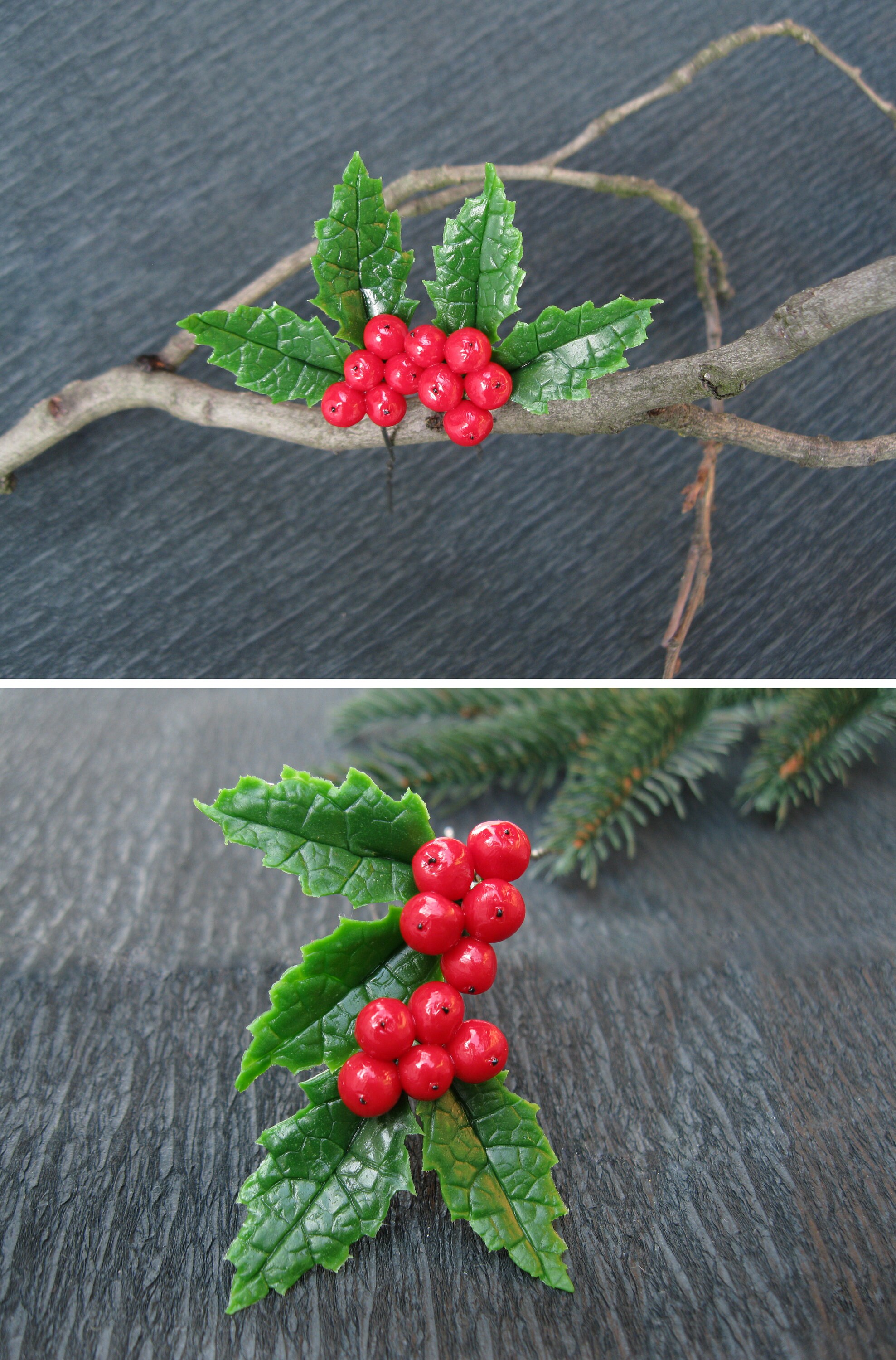Winter Hair Pins Christmas Wedding Hair Accessory Holiday Gift Etsy
