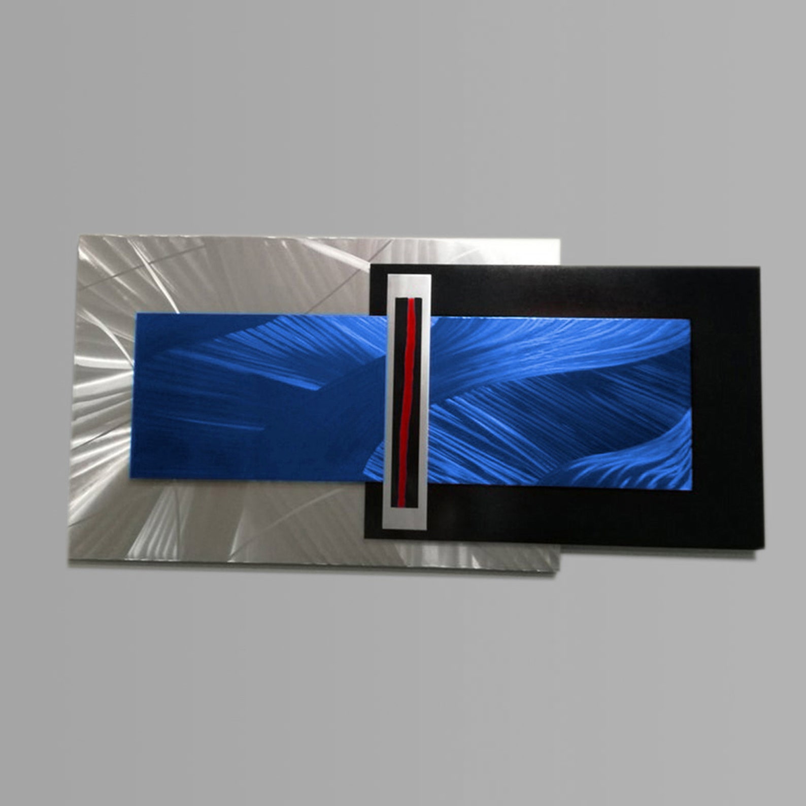 3D Wall Art Metal Wall Sculpture Blue Wall Sculpture Etsy