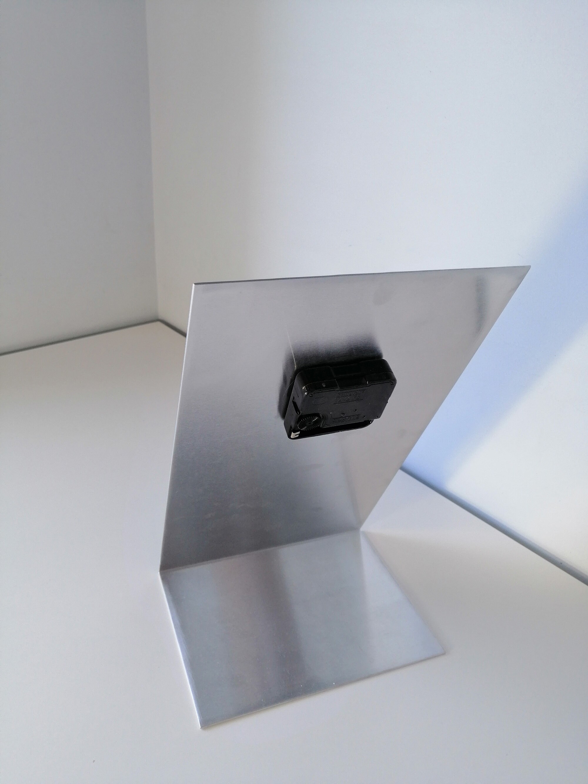 Red Modern Table Clock Contemporary Table Clock Modern Etsy