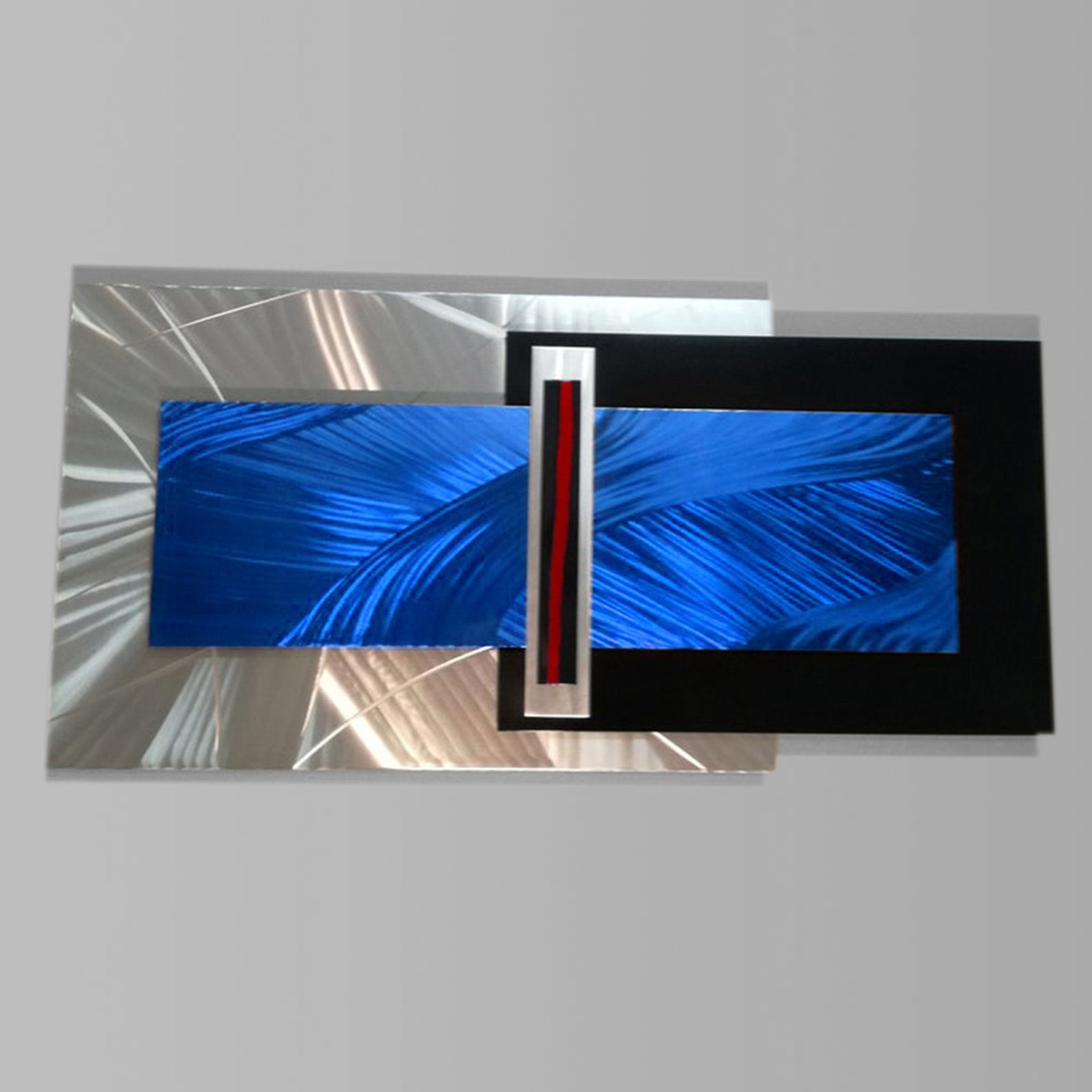 3D Wall Art Metal Wall Sculpture Blue Wall Sculpture Etsy