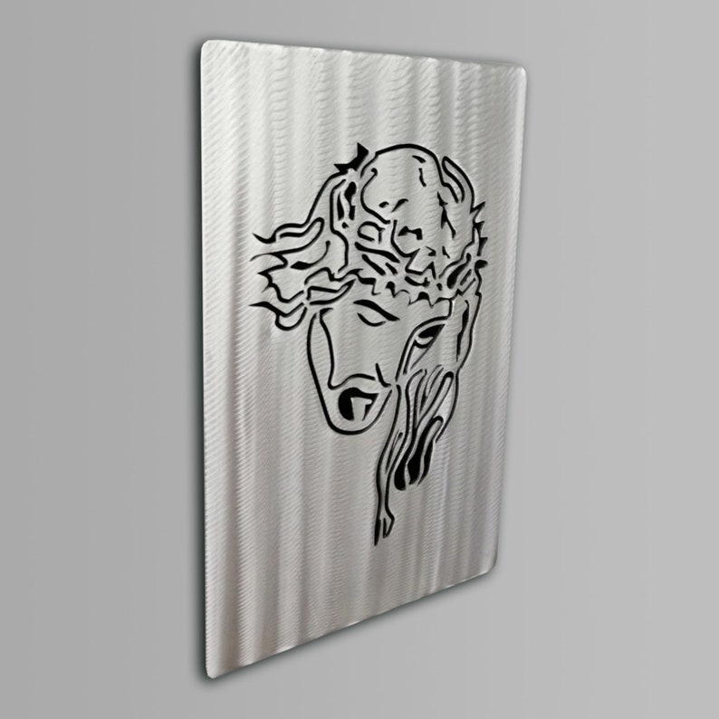 Jesus Wall sculpture Metal Wall Art Jesus Wall Painting Metal Wall Painting Livingroom Decor Religious Wall Art Metal Wall Sculpture