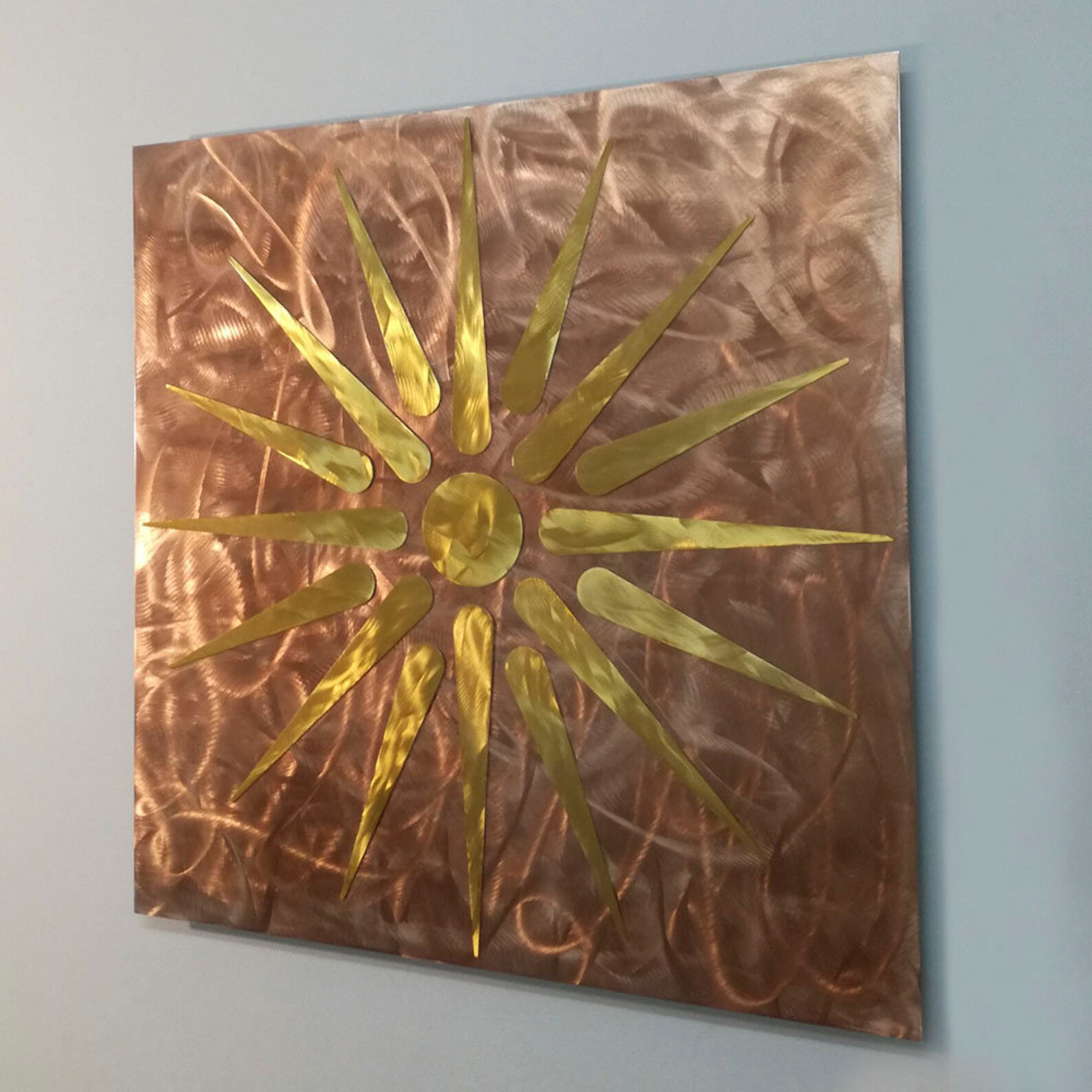 Bronzegold Metal Wall Sculpture Ancient Greek Wall Etsy