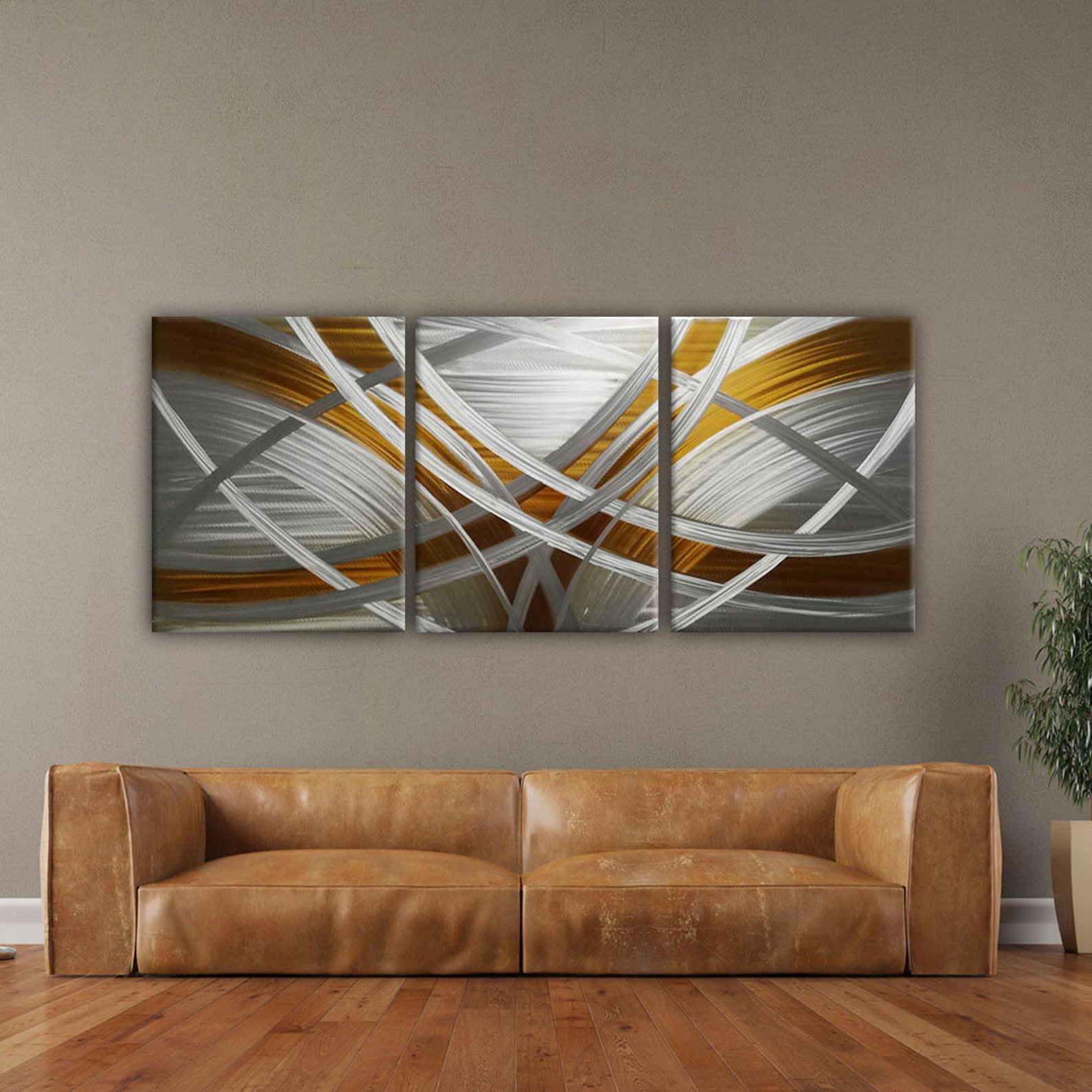 Abstract Metal Wall Art Modern Metal Wall Painting Modern Etsy