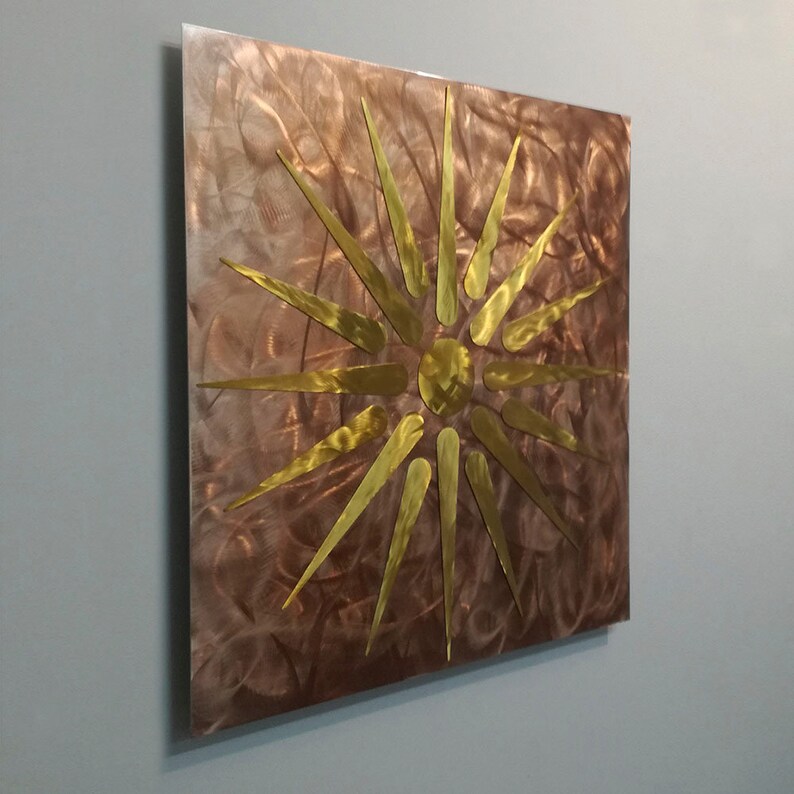 Bronzegold Metal Wall Sculpture Ancient Greek Wall Etsy