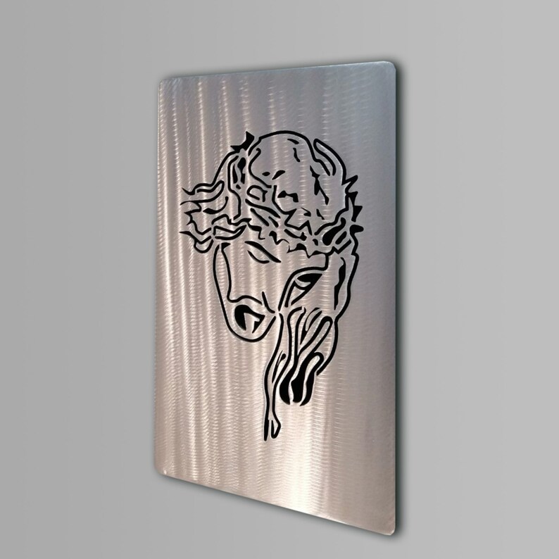 Jesus Wall sculpture Metal Wall Art Jesus Wall Painting Metal Wall Painting Livingroom Decor Religious Wall Art Metal Wall Sculpture