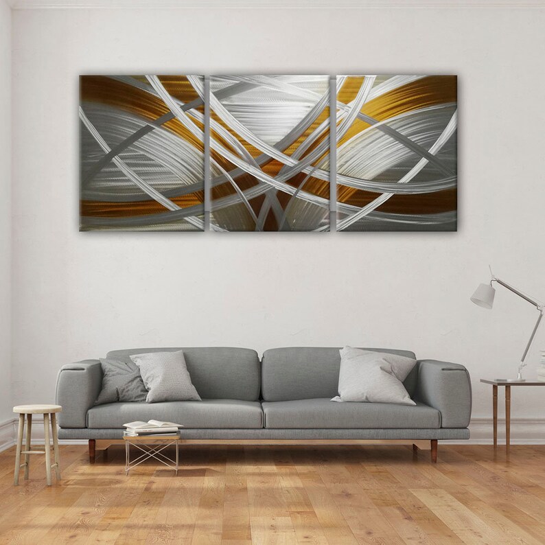 Abstract Metal Wall Art Modern Painting Contemporary Sculpture Large