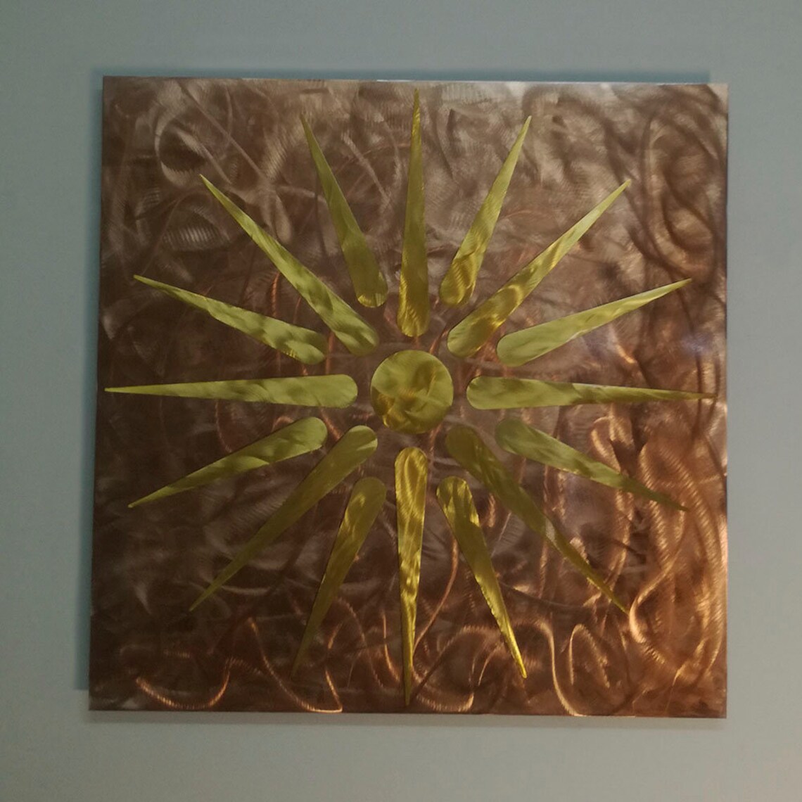 Bronzegold Metal Wall Sculpture Ancient Greek Wall Etsy