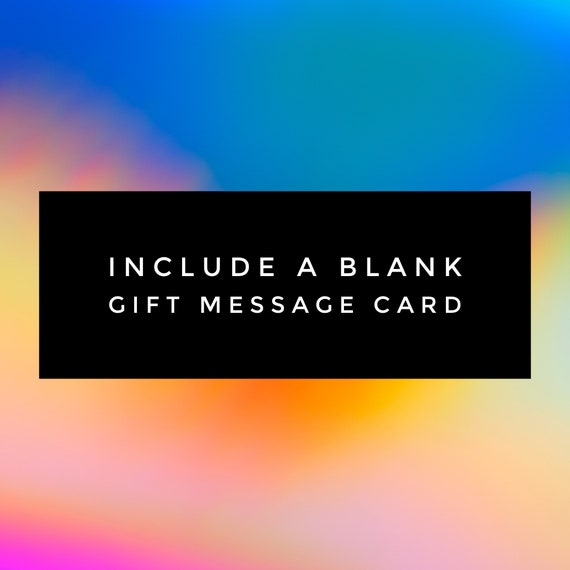 Blank To/From Gift Message Card