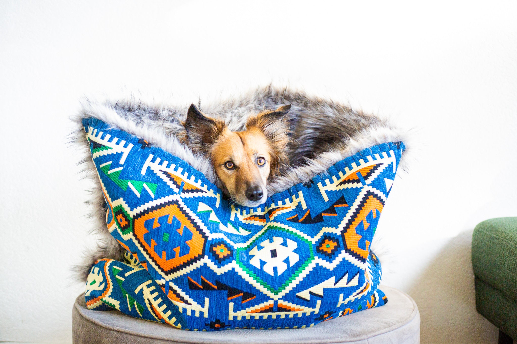PRE-ORDER Tweed FLOOF for People Escape Den Cuddle Cave Dog Bed for Humans  Floor Pillow Lounge People Pocket 