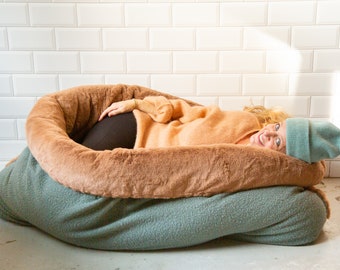 PRE-ORDER Canvas Floof for People Escape Den Cuddle Cave Dog Bed for Humans  Lounge Floor Pillow Lounge Reading Nook -  Denmark