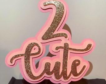Flashing Multicolor LED Number "2" Cake Topper – Light-Up Birthday Decoration For Cakes Or Table Centerpieces - View #9