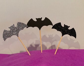 Décorations De Cupcake D'Halloween - Chauve-souris
