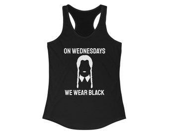 Women's Wednesday Addams Tank Top/We Wear Black Tank Top