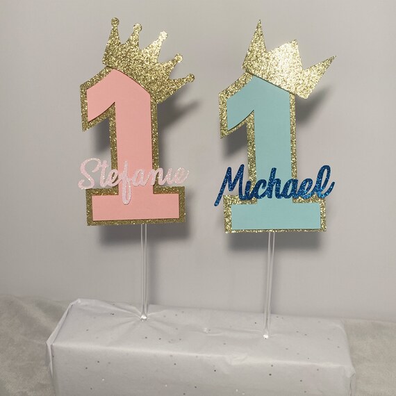 Cake Topper, birthday cake toppers, First Birthday cake topper, Smash Cake, Gold  cake topper, one cake topper, birthday cake decorations