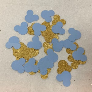 Mickey Mouse Party Confetti/Blue/Gold Mickey Mouse Confetti
