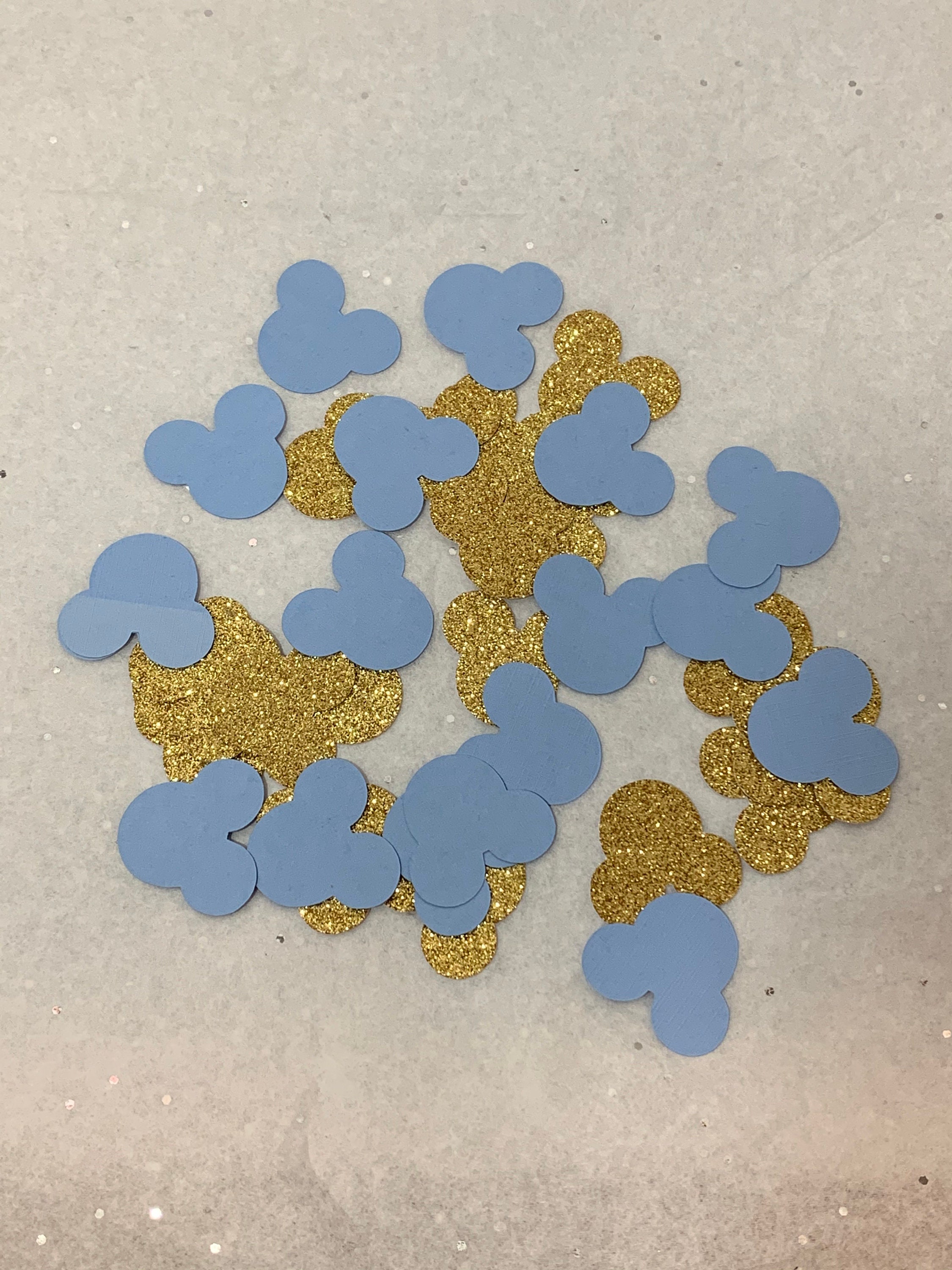 Mickey Mouse Party ConfettiBlueGold Mickey Mouse Confetti