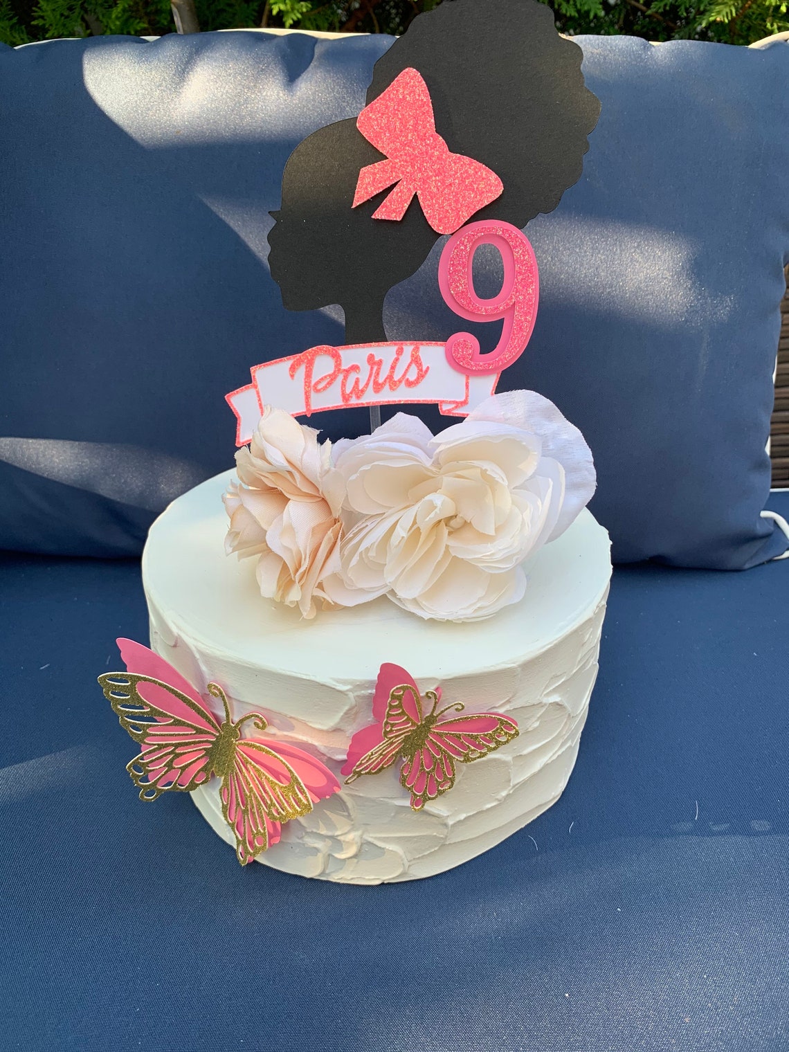 Afro Barbie Cake Topper/Barbie Cake Topper/Barbie Silhouette | Etsy