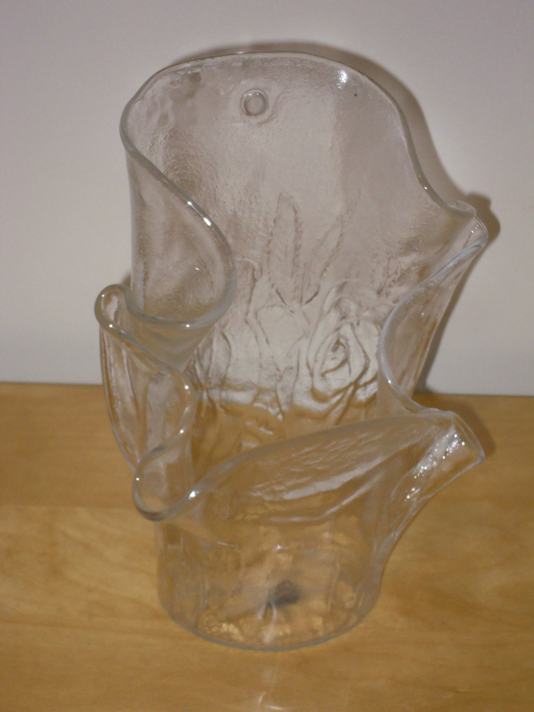 Vintage Muurla Handkerchief Art Glass Vase