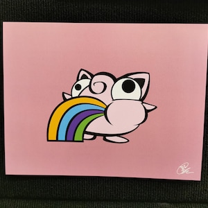 Jigglypuke, 8.5" x 11" print.