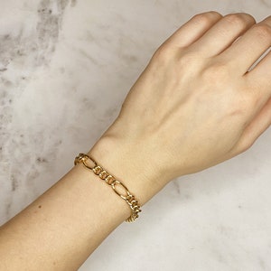 Figaro Chain Bracelet image 2